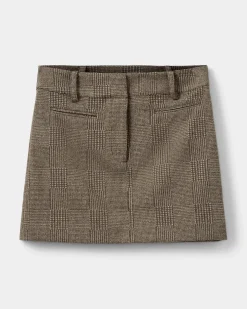 ROBYNSW SKIRT - Brown check