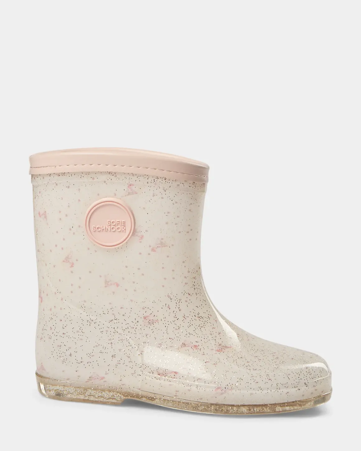 RylieSK Rubber boot - Off White with AOP