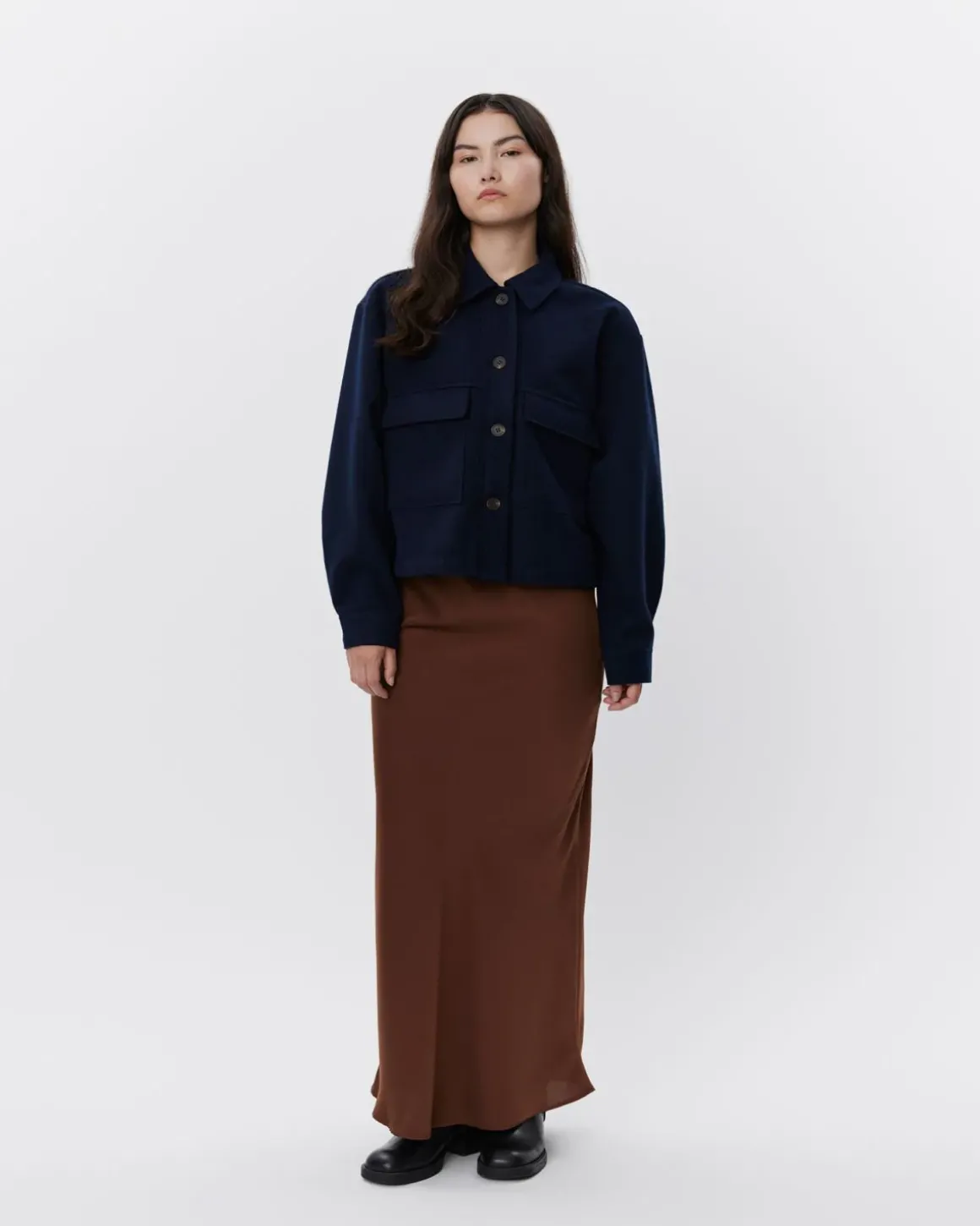 SAFIASW SKIRT - Brown