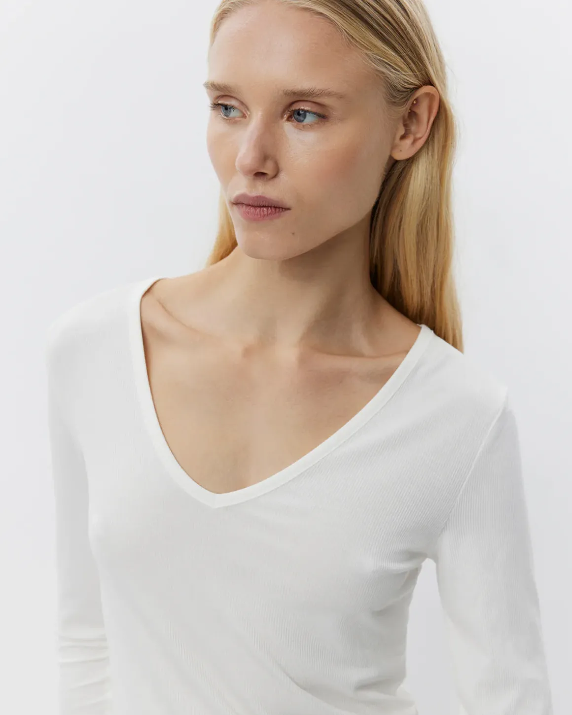 SALLYSW T-SHIRT LONG SLEEVE - White