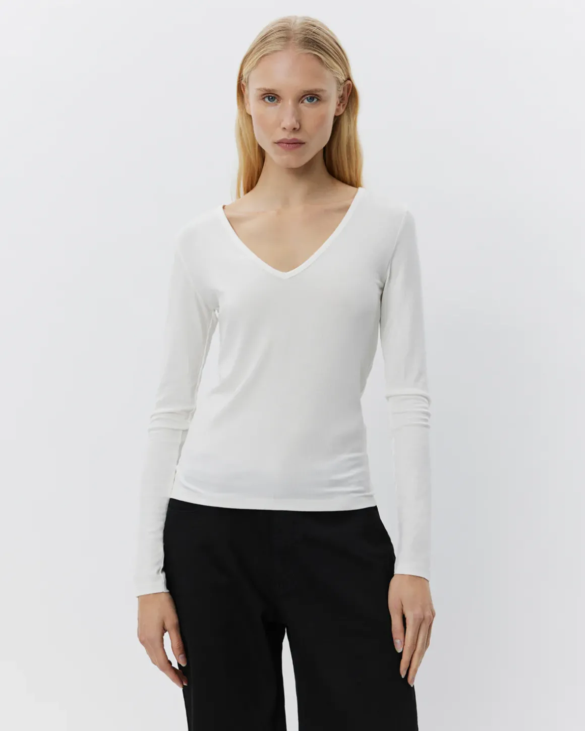 SALLYSW T-SHIRT LONG SLEEVE - White