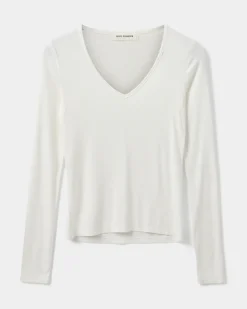 SALLYSW T-SHIRT LONG SLEEVE - White