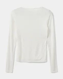 SALLYSW T-SHIRT LONG SLEEVE - White