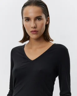 SALLYSW T-SHIRT LONG SLEEVE - Black