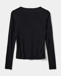 SALLYSW T-SHIRT LONG SLEEVE - Black