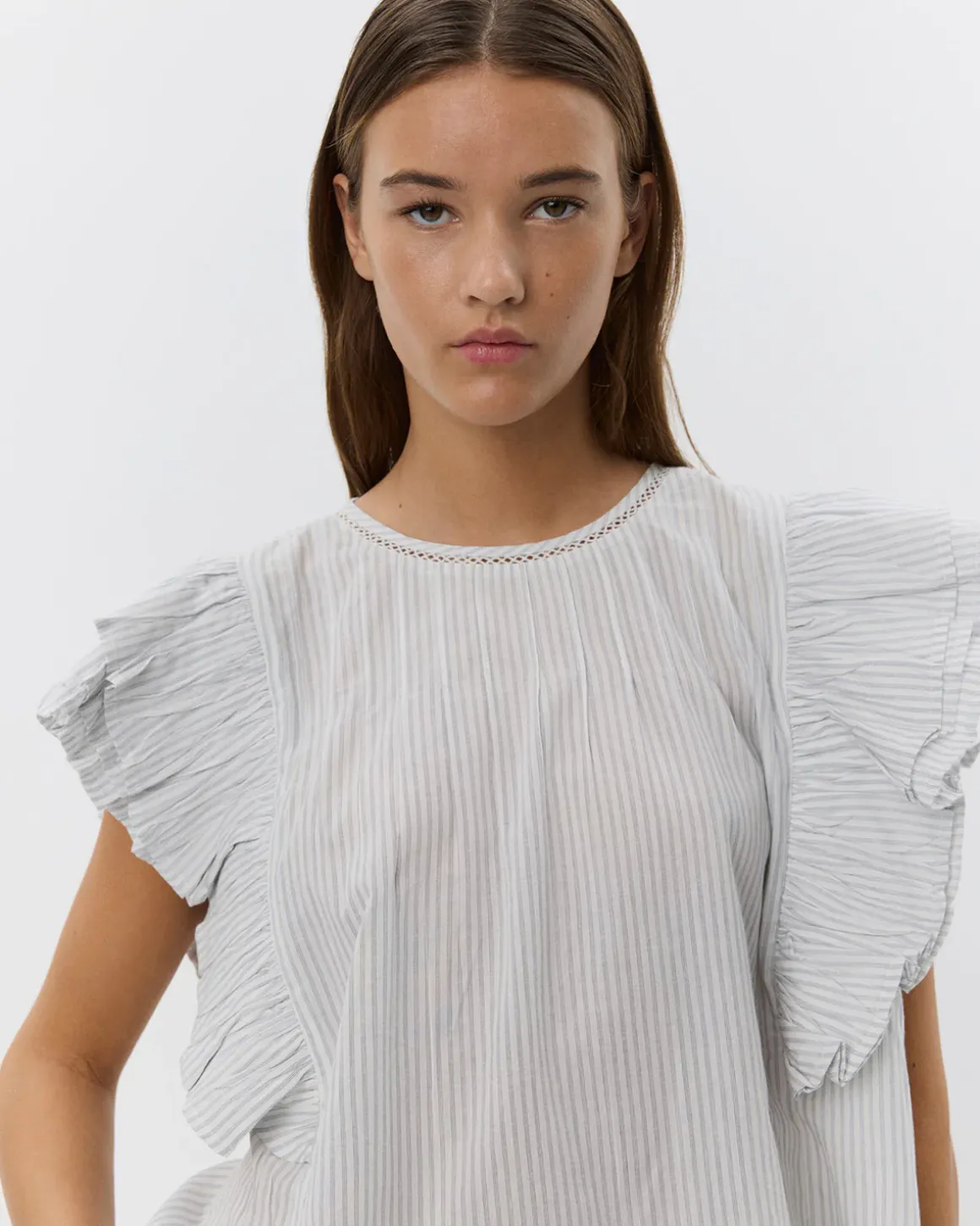 SAMARASW TOP - Off White - Navy