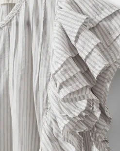 SAMARASW TOP - Off White - Navy