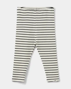 SAMSB LEGGINGS - Black striped