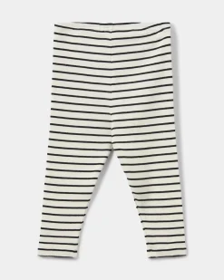 SAMSB LEGGINGS - Black striped