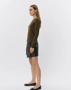 SASIASW SKIRT - Dark Coffee