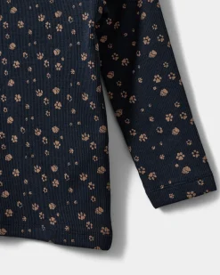 SEBASTIANSB T-SHIRT LONG SLEEVE - Dark Blue