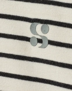 SETHSK T-SHIRT LONG SLEEVE - Black striped