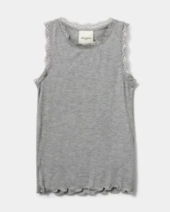 SGASTRIDSY TOP - Grey melange