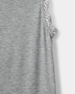 SGASTRIDSY TOP - Grey melange