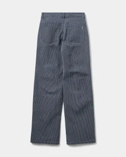 SIENNASW TROUSER - Navy Striped