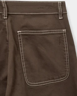 SIENNASW TROUSERS - Dark brown