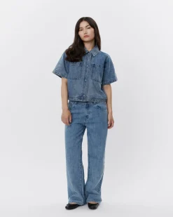 SILJASW SHIRT - Light denim blue