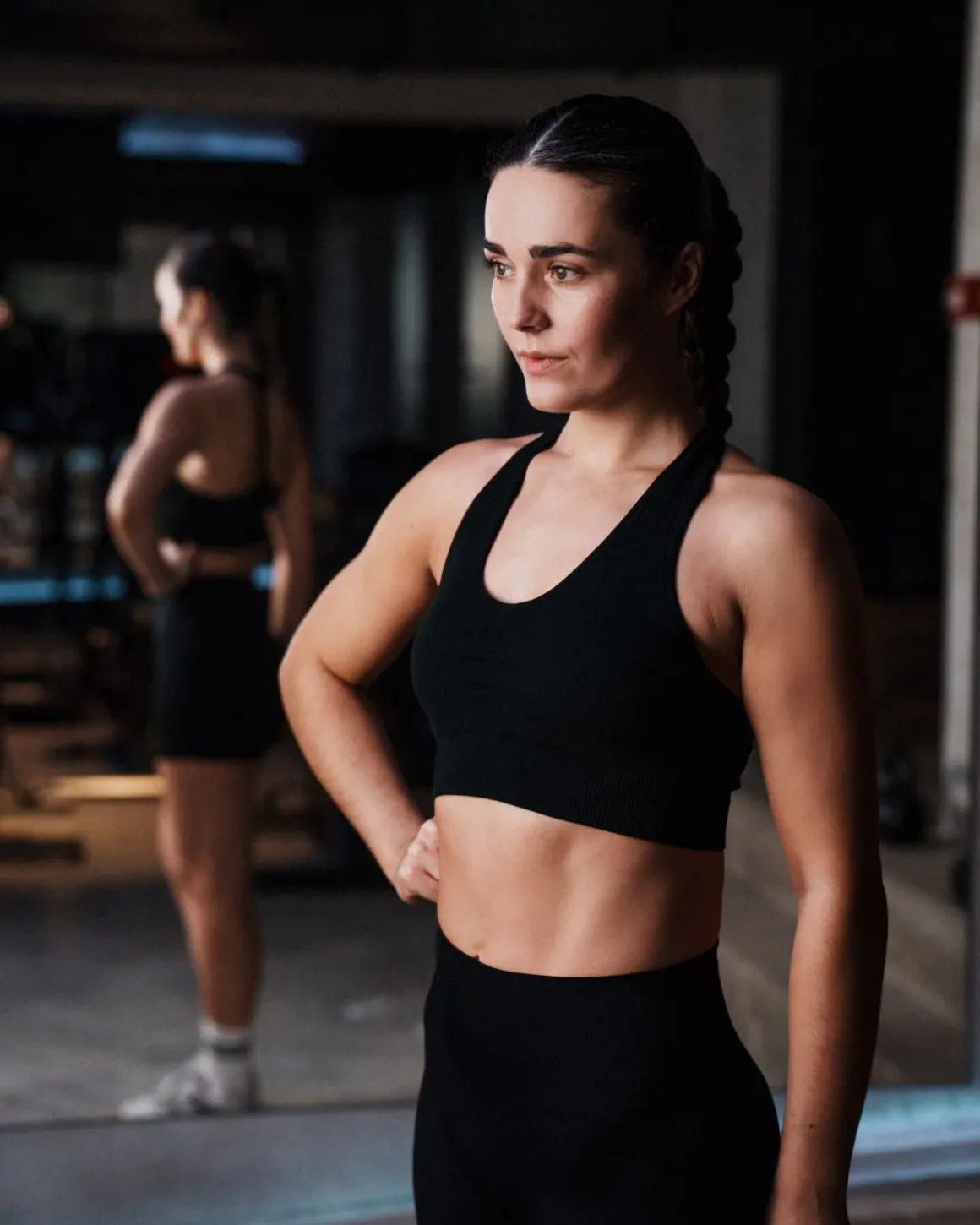 SIMONESPO SPORTS BRA - Black