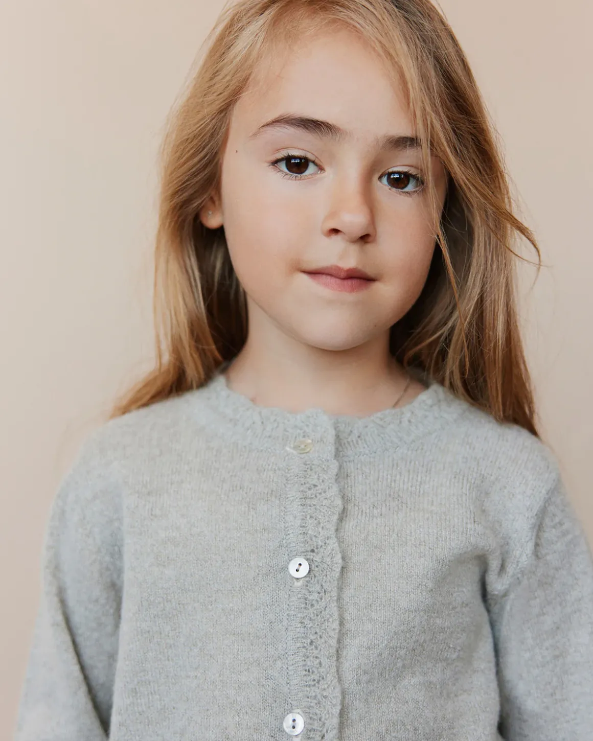 SKYLARSB CARDIGAN - Deer Melange