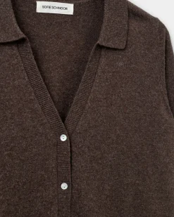 SKYLARSW CARDIGAN - Brown Fudge