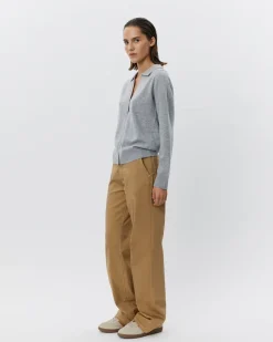 SKYLARSW CARDIGAN - Grey melange