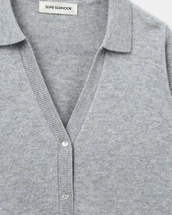 SKYLARSW CARDIGAN - Grey melange