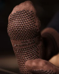 SoffiSPO Sock - Dark brown