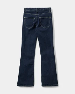 SOFIASY TROUSERS - Dark denim blue