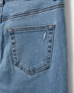 SOFIASY TROUSERS - Denim blue