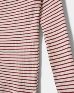 SOMASY T-SHIRT LONG SLEEVE - Red Striped