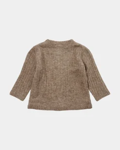 SPIOWASB KNIT - Brown melange