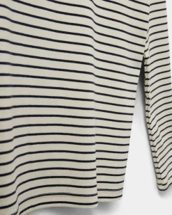 STEPHIESW T-SHIRT LONG SLEEVE - Navy Striped