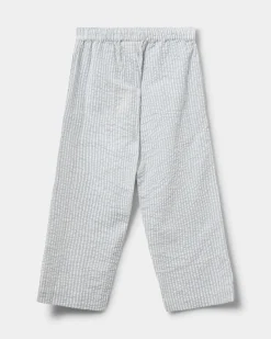 STORMSK TROUSERS - Antique White w Blue