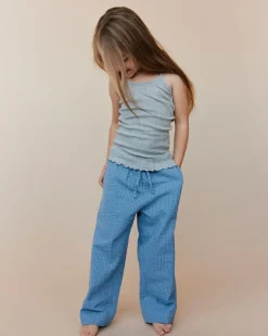 STORMSK TROUSERS - Blue-Black w Antique White