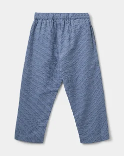 STORMSK TROUSERS - Blue-Black w Antique White