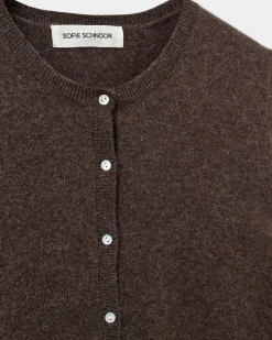 SUNASW CARDIGAN - Brown Fudge