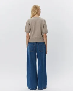 SUNASW CARDIGAN - Brown melange