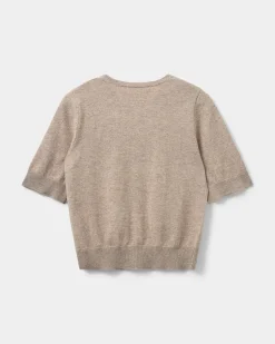 SUNASW CARDIGAN - Brown melange