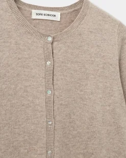 SUNASW CARDIGAN - Brown melange