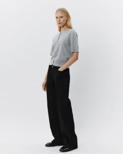 SUNASW CARDIGAN - Grey melange