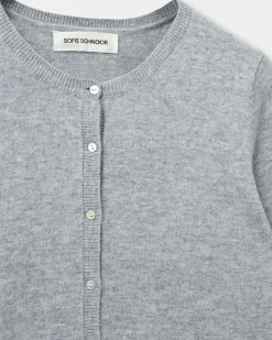SUNASW CARDIGAN - Grey melange