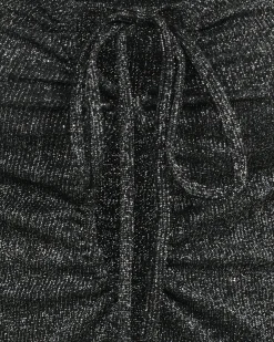 TALISW BLOUSE - Black glitter