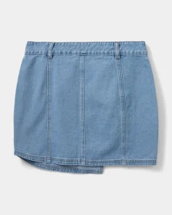 THINASW SKIRT - Denim blue