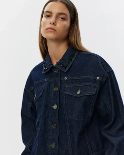 THOMASW JACKET - Dark denim blue