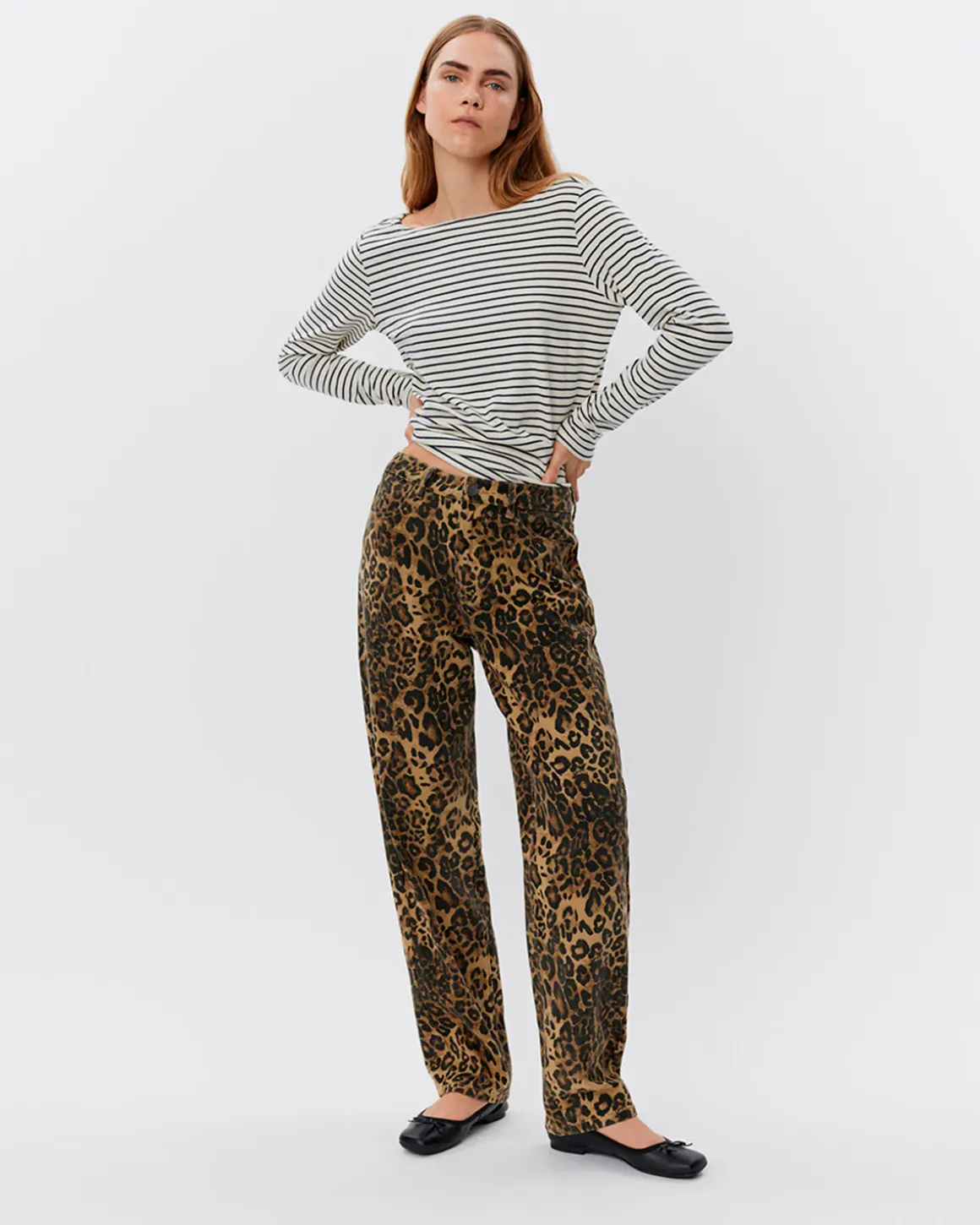 TOKYOSW JEANS - Leopard
