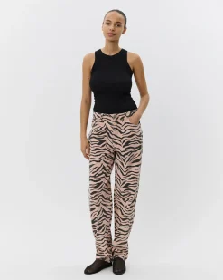 TOKYOSW ZEBRA JEANS - Light Rose