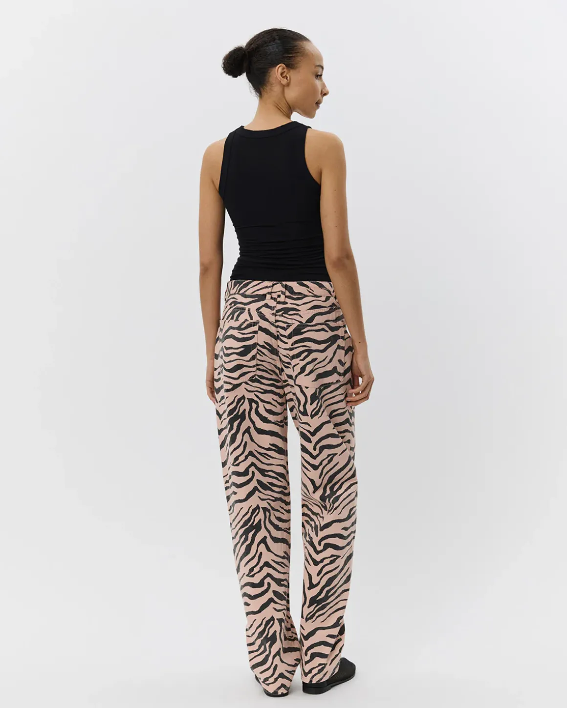 TOKYOSW ZEBRA JEANS - Light Rose