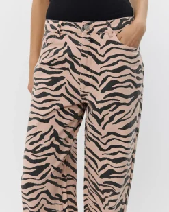 TOKYOSW ZEBRA JEANS - Light Rose