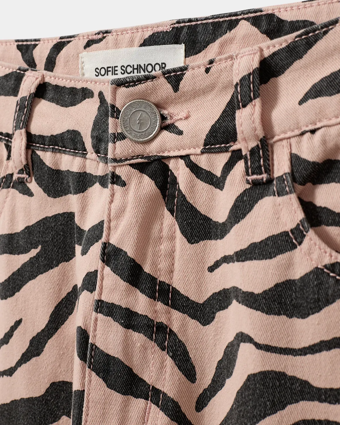 TOKYOSW ZEBRA JEANS - Light Rose