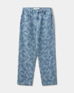 TOKYOSY TROUSERS - Light denim blue